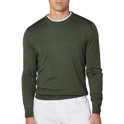 Afbeelding van Hackett London CREW Trui, Heren, Maat: Small, Khaki