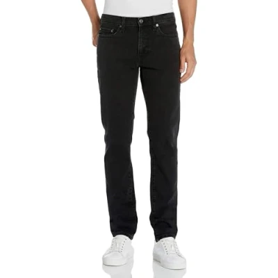 Afbeelding van Amazon Essentials Men&#039;s Spijkerbroek met slanke pasvorm, Gewassen zwart, 28W / 30L