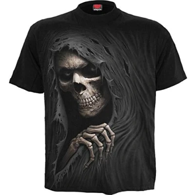 Afbeelding van Spiral Heren Tshirt M GRIM RIPPER Zwart