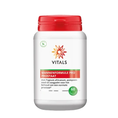 Afbeelding van 2x Vitals Mannenformule Pro Prostaat 60 vegacapsules