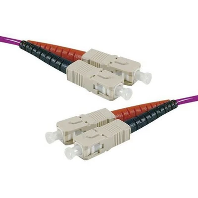 Afbeelding van Draadbrug optisch Duplex 2 mm OM4 SC UPC/SC UPC erika m