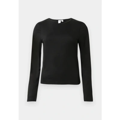 Afbeelding van YAS Yaspaloma Longsleeve, Dames, Maat: Medium, Black