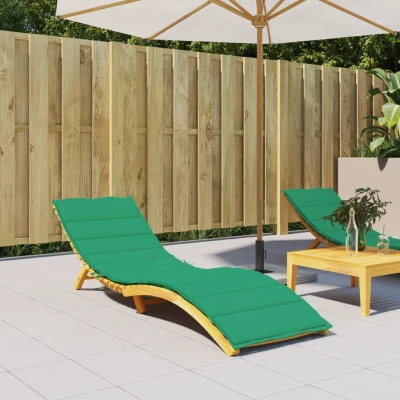 Afbeelding van vidaXL Ligbedkussen 200x70x3 cm oxford stof groen
