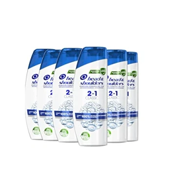 Afbeelding van 6x Head &amp; Shoulders Classic 2in1 shampoo en conditioner 270 ml