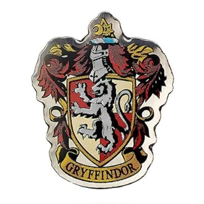 Afbeelding van Harry Potter Griffoendor Wapenschild Speldbadge Zilver