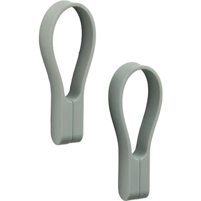 Afbeelding van Zone Denmark Loop magnet Handdoeklus 9 cm 2 stuks Matcha Green