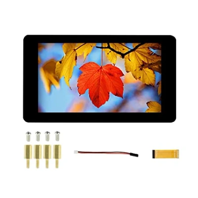 Afbeelding van 7inch DSI LCD 800x480 Resolution Capacitive Touch Display Screen for Raspberry Pi 4B/3B+/3A+/3B/2B/B+/A+ Compute Module 3+ 3