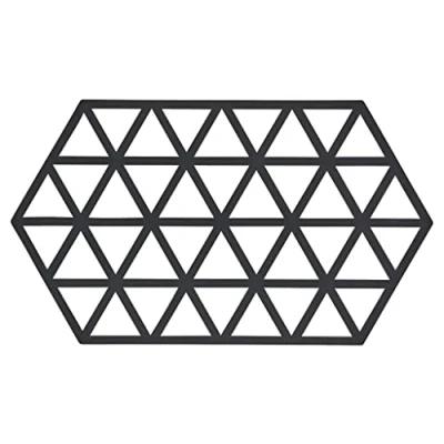 Afbeelding van Onderzetter Zone Denmark Dubbel Triangles Zwart