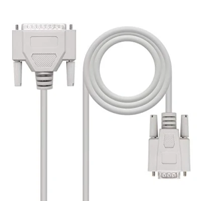 Afbeelding van NanoCable 10.14.0802 Kabelserie RS232 Null Modem, DB9/DB25, bus stekker, 1,8 m