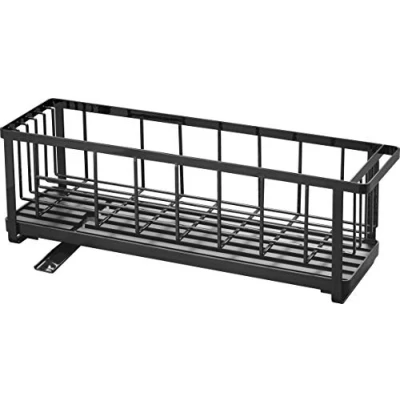 Afbeelding van Yamazaki Afdruiprek Tower Slim Wire Zwart 57,5x16x18,5cm