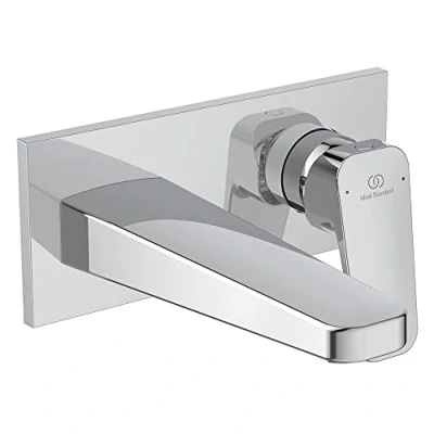 Afbeelding van Ideal standard inbouwmengkraan afbouwdeel ceraplan chroom voorspr uitl 166mm bd244aa