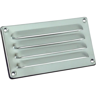 Afbeelding van Nedco schoepenrooster alum. 180 x 90 mm