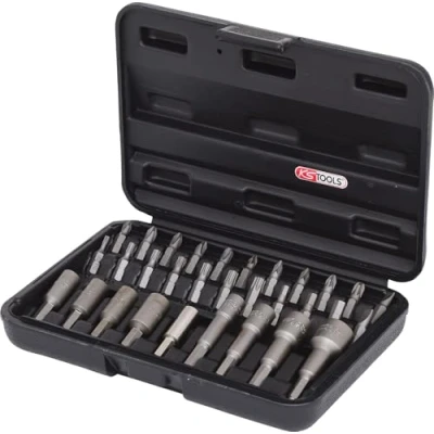 Afbeelding van KS Tools 122.2100 1/4&quot; Bit en inschroefgereedschapset, 31 dlg