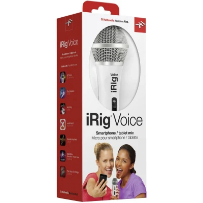 Afbeelding van IK Multimedia iRig Voice Zangmicrofoon Hand Zendmethode:Kabelgebonden Microfoon (3.5 mm jackplug), (6.3 jackplug) Kabelgebonden