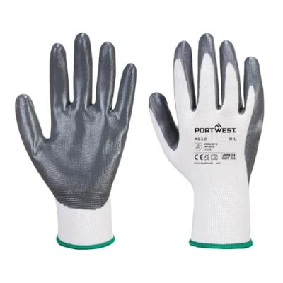 Afbeelding van Flexo Grip Nitril Handschoen maat Small, GreyWh