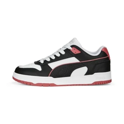 Afbeelding van Puma Rbd Game Laag heren Sneaker, Wit Zwart Loveable Goud, 37 EU