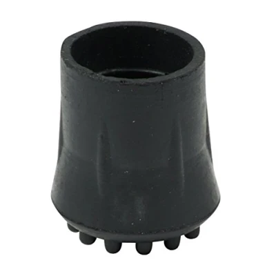 Afbeelding van Pack van vier 25mm (1&quot;) Bell vormige bezaaid rubberen adereindjes wandelstok tips C type Lifeswonderful®