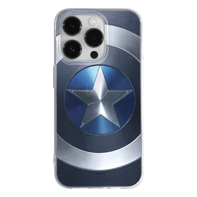 Afbeelding van ERT GROUP mobiel telefoonhoesje voor Apple Iphone 14 PRO MAX origineel en officieel erkend Marvel patroon Captain America 005 aangepast aan de vorm van mobiele telefoon, hoesje is gemaakt TPU
