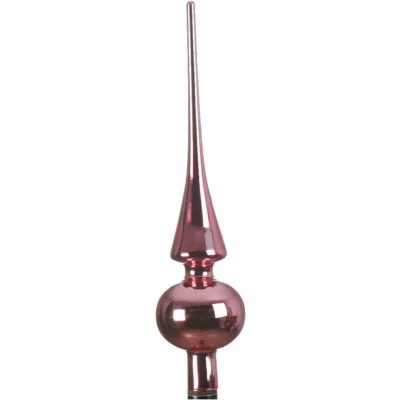 Afbeelding van Piek glas d6h26 cm lippenstift roze kerst Decoris