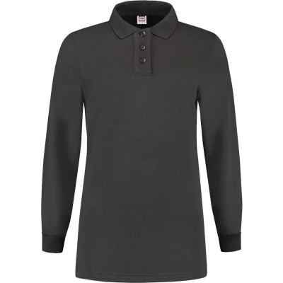 Afbeelding van Tricorp 301007 Polosweater Dames Donkergrijs