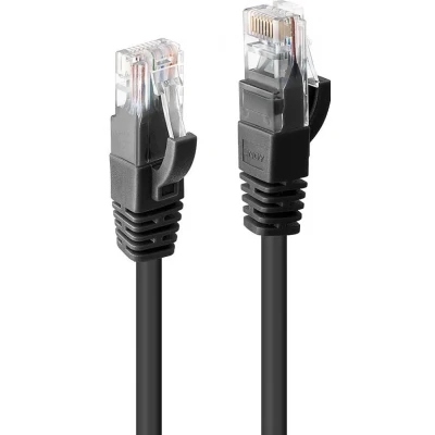 Afbeelding van LINDY 48084 RJ45 Netwerkkabel, patchkabel CAT 6 U/UTP 20.00 m Zwart 1 stuk(s)