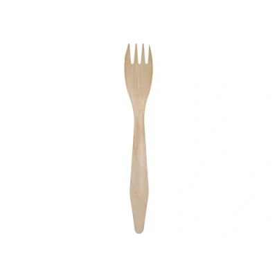 Afbeelding van Tessera Bio Products QAF18FSC Houten vork, natuurlijke kleur, 18 cm lengte, 100 stuks