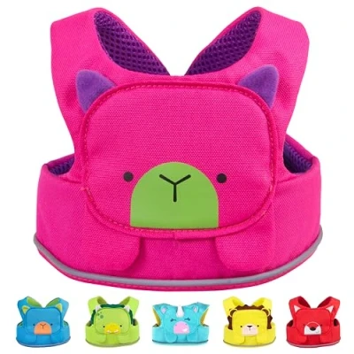 Afbeelding van Trunki ToddlePak praktische kinderriem voor baby&#039;s en loopgordel kinderen veiligheidslijn Betsy (roze), Beer 35 cm (1er Pack), bagageriem