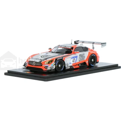 Afbeelding van Mercedes Benz AMG GT3 Spark Modelauto 1:43 2018 D. Baumann / E. Mortara R. vander Zande