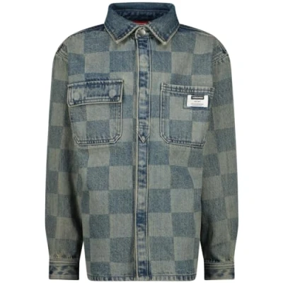 Afbeelding van Vingino Overshirt Louis Donker jeans 152
