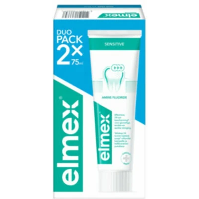 Afbeelding van 3x Elmex Tandpasta Sensitive Duopack 2 x 75 ml