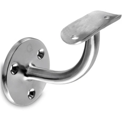 Afbeelding van RVS Leuninghouder buis Ø 33,7 mm 304 mat geslepen model 0112