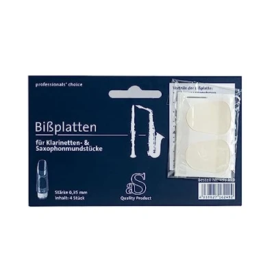 Afbeelding van Stolzel Mondstukplakkers Transparant 0.35mm per 4