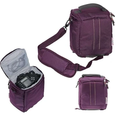 Afbeelding van Navitech Paars DSLR SLR Cameratas Compatibel met de Kodak PIXPRO AZ425 Astro Zoom 20MP Digital Camera