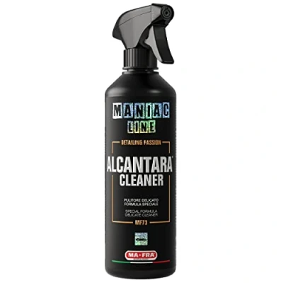Afbeelding van Mafra, Maniac Car Detailing Line, Alcantara Cleaner, zachte reiniger met speciale formule, effectief bij verstopte en gemengde vuilvlekken, 500 ml
