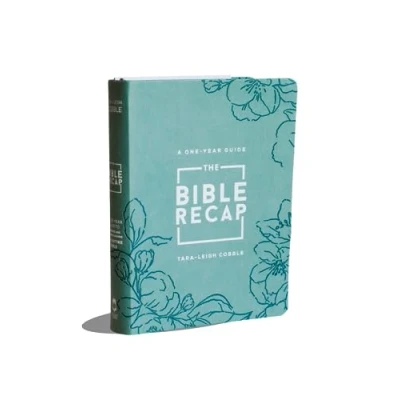 Afbeelding van the Bible Recap A OneYear Guide to Reading and Understanding Entire Bible, Deluxe Edition Sage Floral Imitation Leather