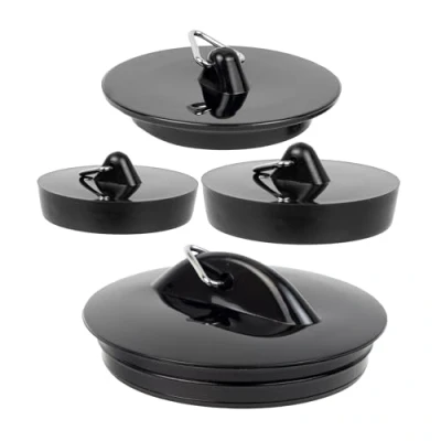 Afbeelding van Universele Spoelbakstop, Keukengootsteenplug voor afvoeren Ø 41 36 mm 45.5 42 43 39 55 54 mm, 1 1/2&quot;, 3/4&quot; en 2&quot;, Set van 4, Keukenplug, Wastafelplug, Keukengootsteenstopperg
