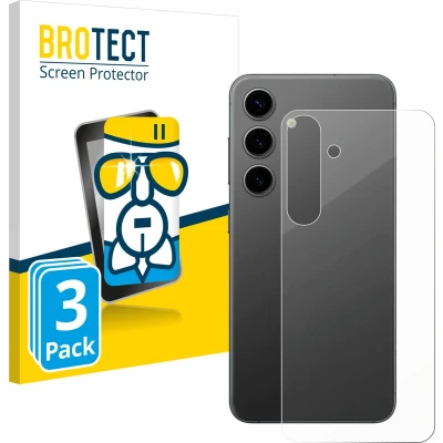 Afbeelding van BROTECT Screenprotector voor Samsung Galaxy S24 Plus (Achterkant) Folie Beschermfolie Beschermglas transparant (3 Stuks)