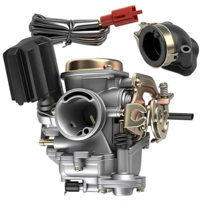 Afbeelding van Kefflum 18mm Carburateur,50cc E choke Vervangende Carburateur CPI, 2 takt, Hussar, Minarelli, Popcorn, Oliver, Generic, Keeway (JOG 50 JOG 90)