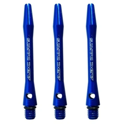 Afbeelding van ABC Darts Dart Shafts Aluminium Blauw Short 3 Sets (9 stuk)