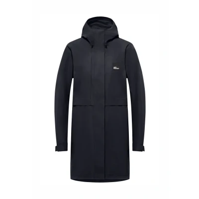 Afbeelding van Jack Wolfskin Terraview Parka, Dames, Maat: Small, Dark navy