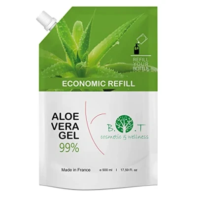 Afbeelding van Pure Aloë Vera gel 100% natuurlijk haar Hydraterende Gezicht Lichaam Aftershave After Sun Massage Body Cream Striae 500 ml