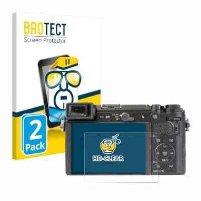 Afbeelding van BROTECT (2 Stuks) Schermbeschermer voor Panasonic Lumix DC GX9 Screen Protector Transparant