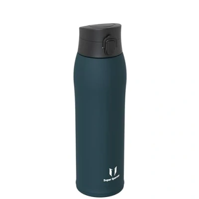 Afbeelding van Super Sparrow RVS Waterfles Drinkfles 950ml Met één klik geïsoleerde metalen Thermosfles BPA vrij Lektvrije voor Sport, Outdoor