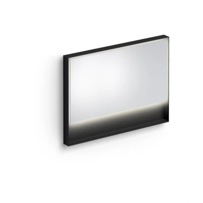 Afbeelding van Clou Look At Me Spiegel 2700K LED Verlichting IP44 Omlijsting In Mat Zwart 110x8x80cm