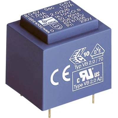 Afbeelding van Block VB 3,2/2/12 Printtransformator 1 x 230 V 2 12 V/AC 3.2 VA 133 mA