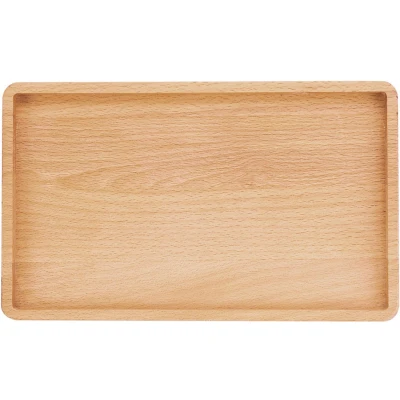 Afbeelding van Bowls and Dishes Puur Hout Duurzaam Beuken Serveertray rechthoekig M 24 x 14,5 cm