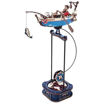 Afbeelding van Robotime Ocean Fisher ROKR Gravity Swing MCD02 Bouwpakket Knutselen Miniatuur