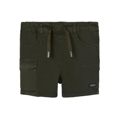 Afbeelding van NAME IT MINI cargo short NMMBEN BAG donkergroen
