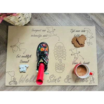 Afbeelding van Sinterklaas onderlegger