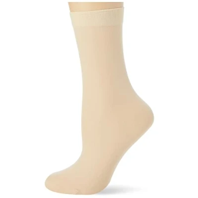 Afbeelding van Nur Die sokken 30 denier semi ondoorzichtige transparante nylon met comfortabele tailleband onzichtbaar matte look dames, Sahara, One size